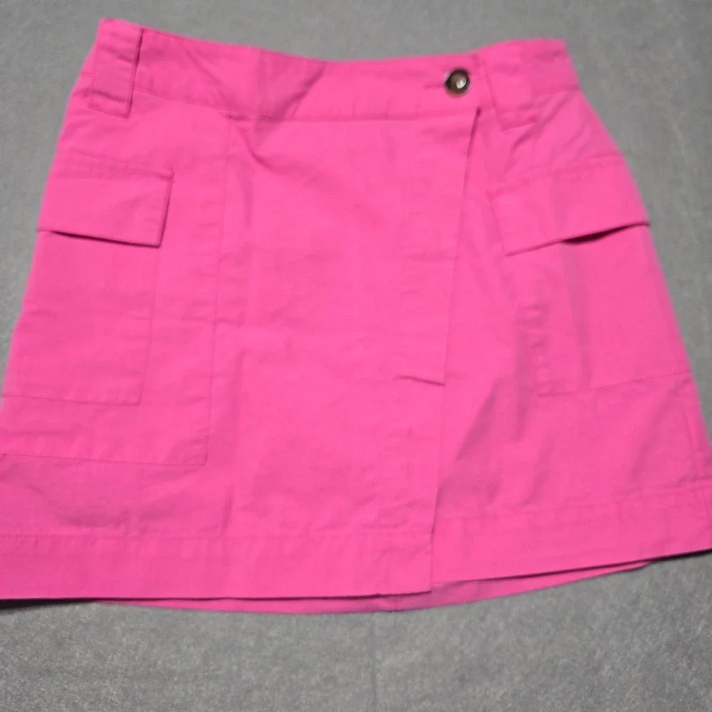 Future Collective‎ Gabriella Karefa-Johnson Pink Cargo Wrap Skort Womens 2 Mini